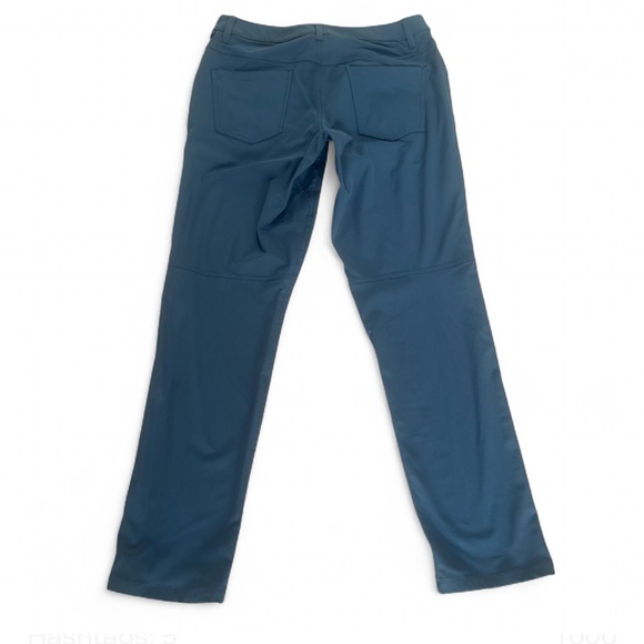 Lululemon ABC Pants Warpstreme Iron Blue 5 Pocket M5972S Men's 32 Chino Classic - Picture 5 of 9